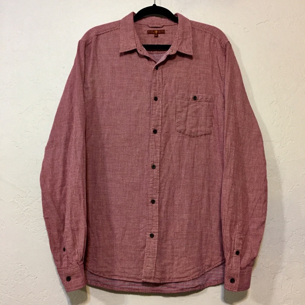 7FAM Men’s Long Sleeve Button Down
